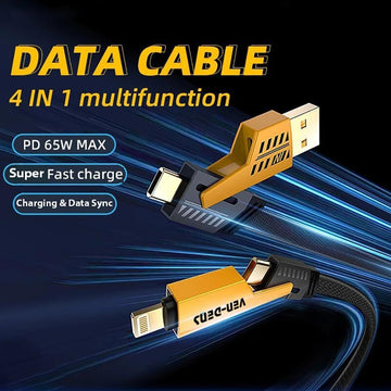 Super Fast 4 in 1 car cable