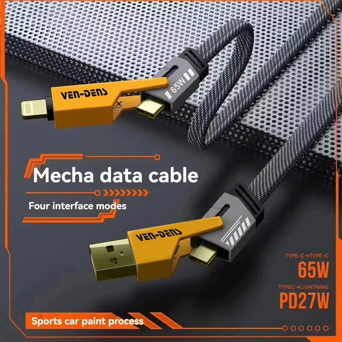 Super Fast 4 in 1 car cable