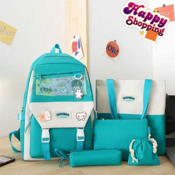 High Quality Mix 4Pcs School Bag & Backpack For Girls