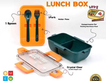 KENDY Lunch Box With Partition And SpoonDelivery Details