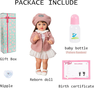 Realistic Baby Dolls, 22Inch Lifelike Reborn Baby Dolls,