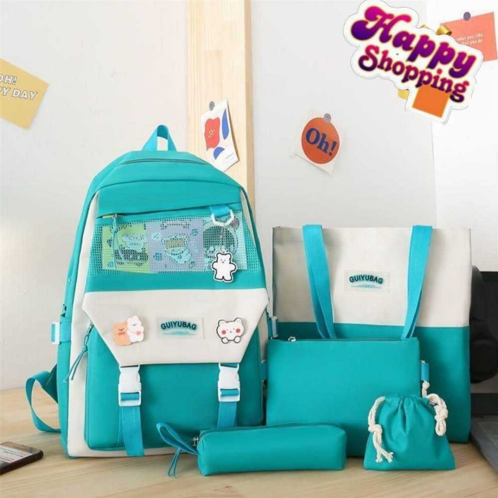 High Quality Mix 4Pcs School Bag & Backpack For Girls